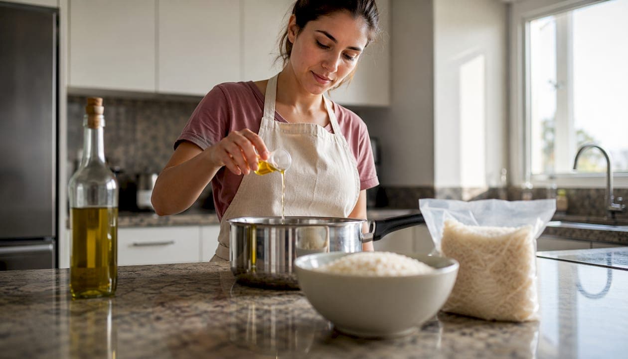 How Much Oil for 2 Cups of Rice: Beginner's Guide