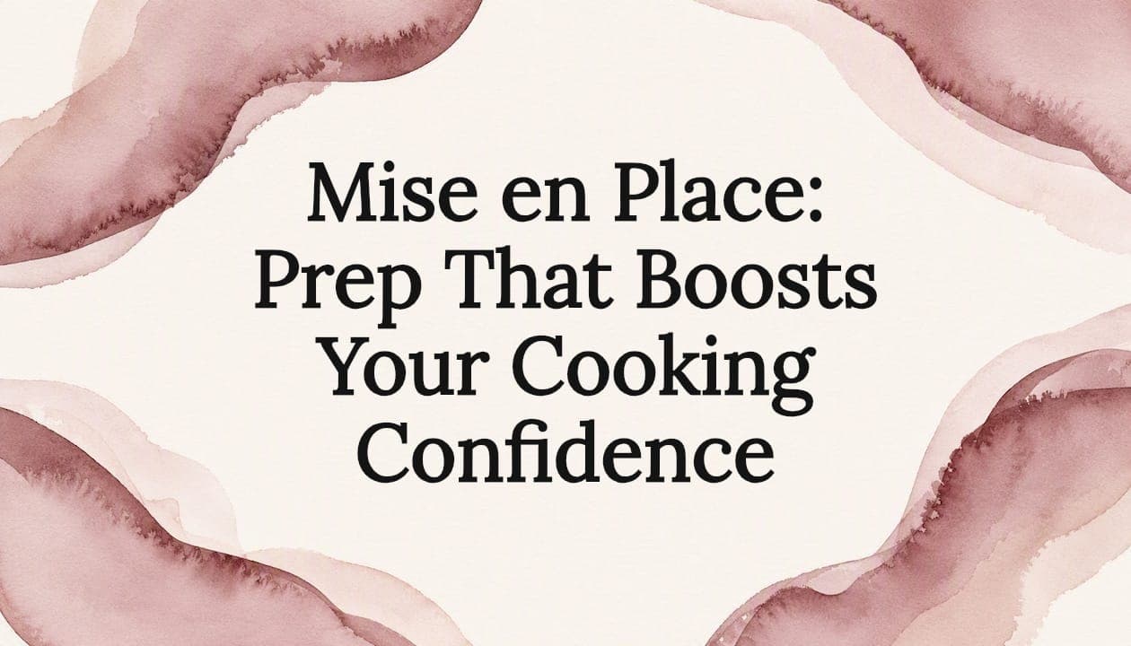 Mise en Place: Prep That Boosts Your Cooking Confidence