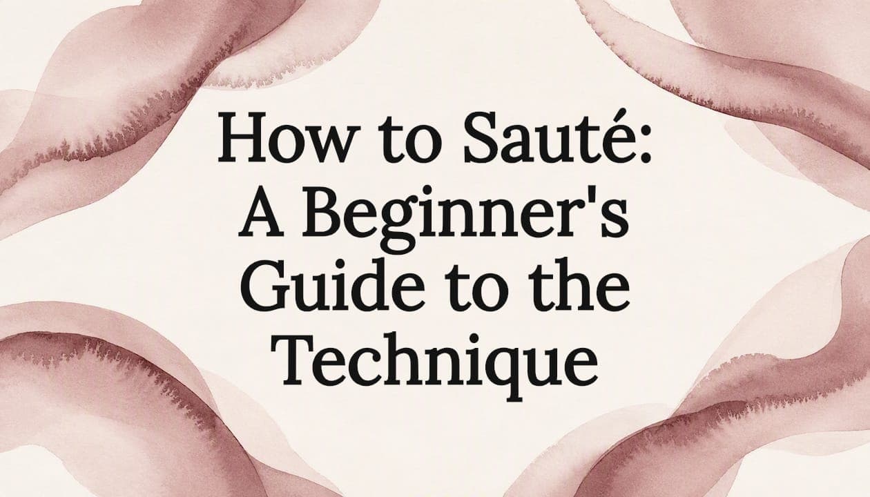 How to Sauté: A Beginner's Guide to the Technique