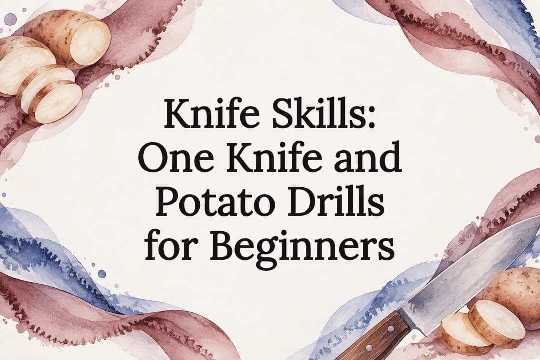 Knife Skills: One Knife and Potato Drills for Beginners
