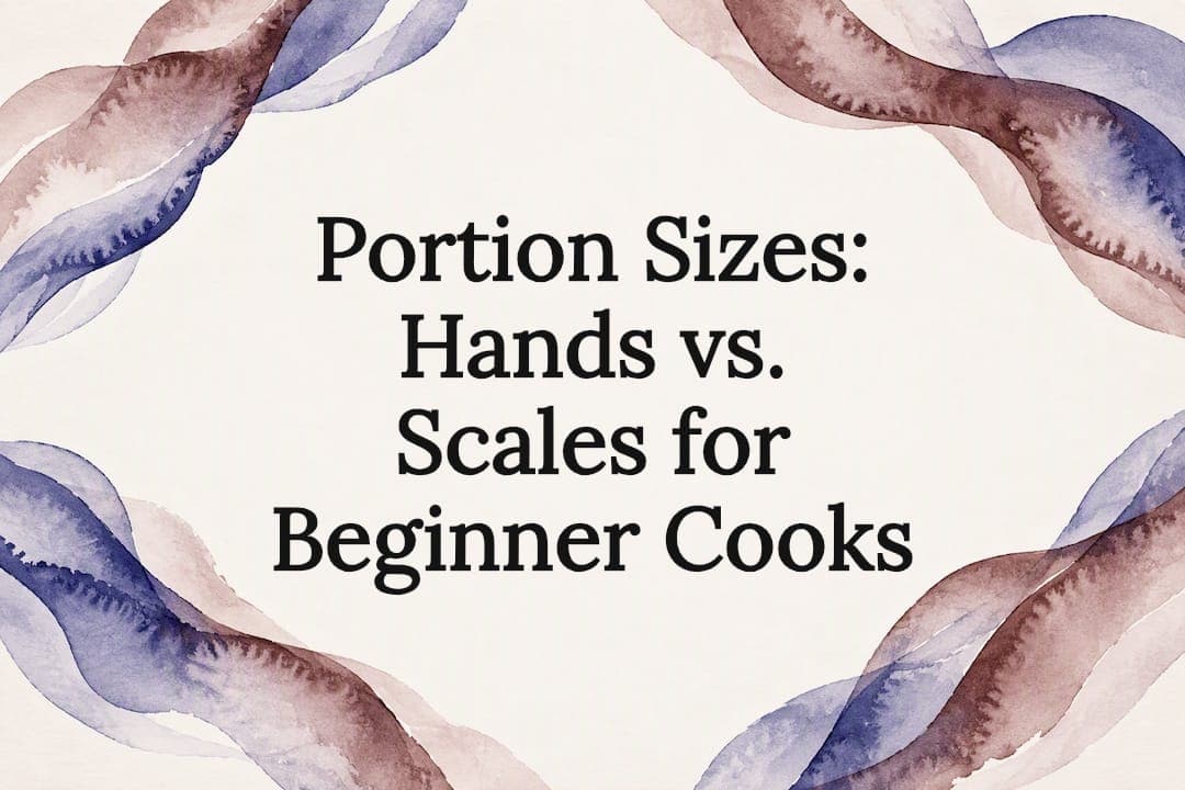 Portion Sizes: Hands vs. Scales for Beginner Cooks