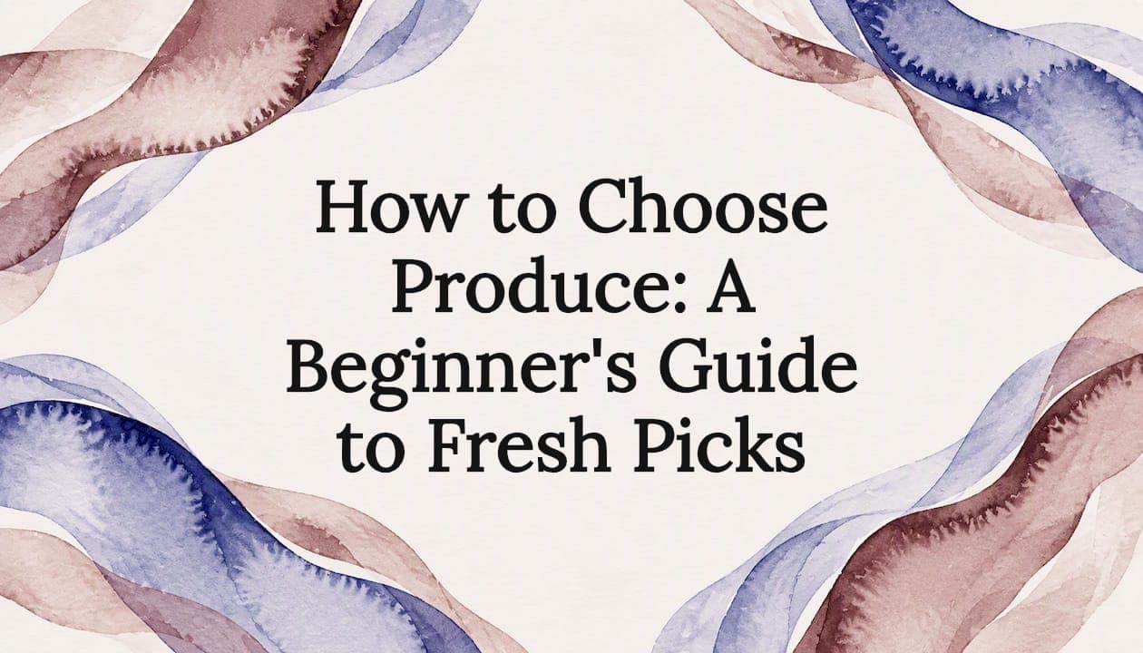 How to Choose Produce: A Beginner's Guide to Fresh Picks