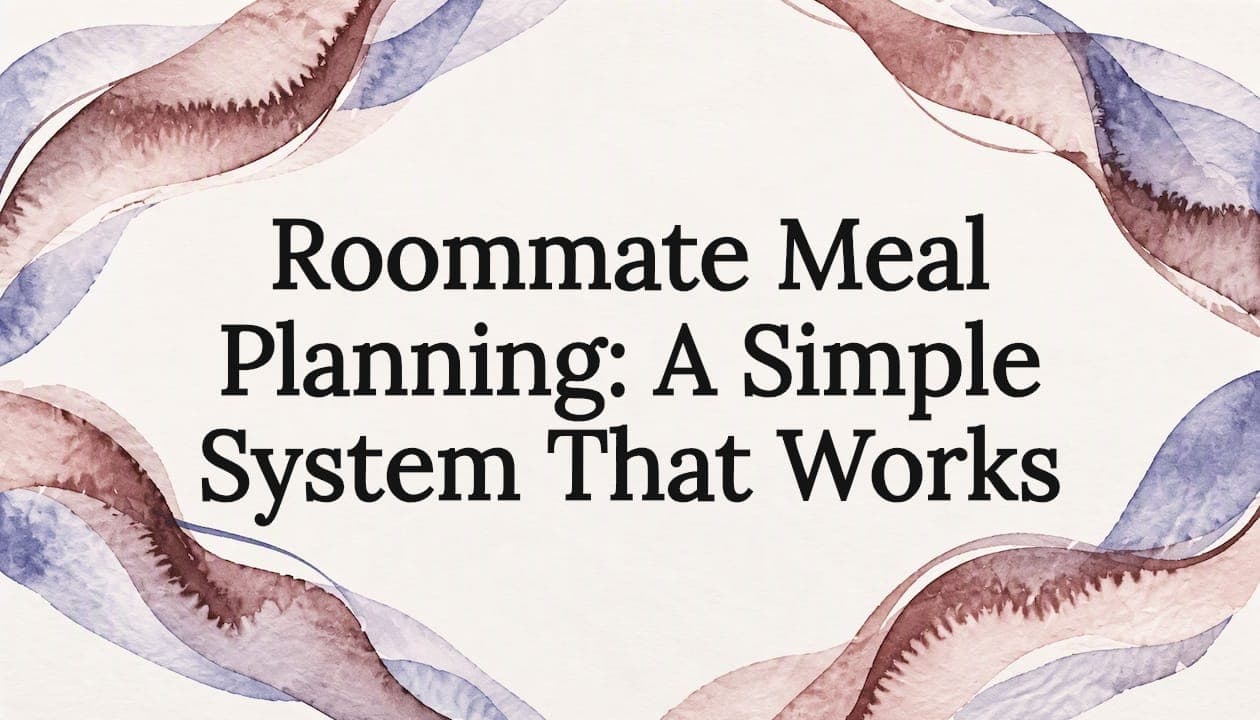 Roommate Meal Planning: A Simple System That Works